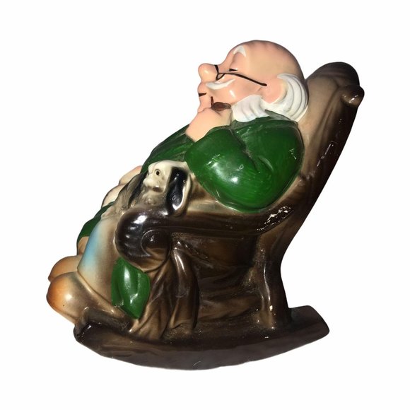 Knobler Japan Vintage 1960’s Old Man Dog Bank - Picture 3 of 12